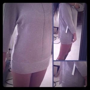 New NY&Co sparkly tunic sweater M